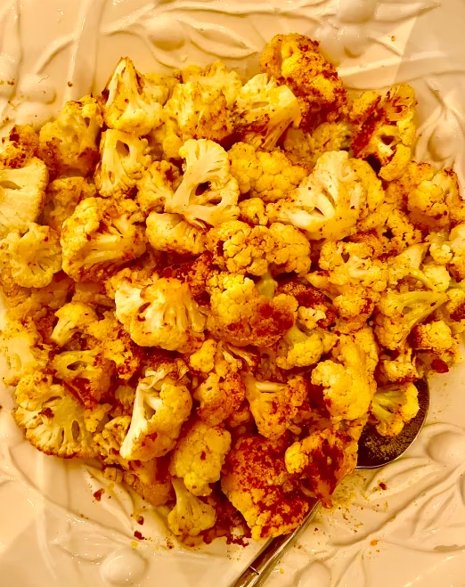 Roasted Olive Oil Cauliflower