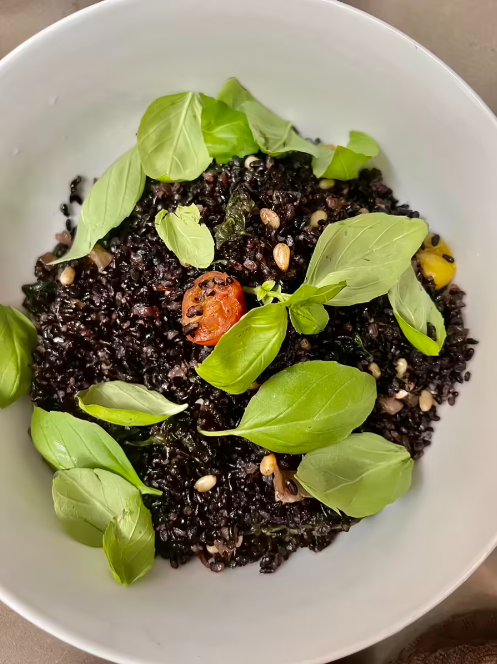 Vegan Black Forbidden Rice Recipe