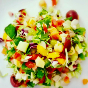 Raw Chopped Vegetable Salad Recipe